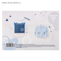 Органайзер для хранения вещей на детскую кроватку &laquo;Наше маленькое чудо&raquo; для мальчика, 2 отделения