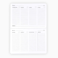 Планинг в мягкой обложке софт-тач А5, 60 листов PROвыбор &laquo;Черный&raquo;