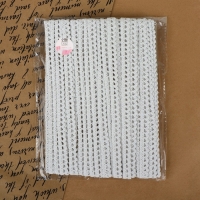 Кружево вязаное, 10 мм &times; 15 &plusmn; 1 м, цвет белый