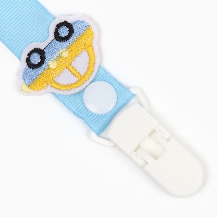 Держатель для соски - пустышки &laquo;Счастливый малыш&raquo;, на ленте