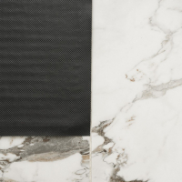 Коврик придверный влаговпитывающий, ребристый, &laquo;Стандарт&raquo;, 50&times;80 см, цвет коричневый