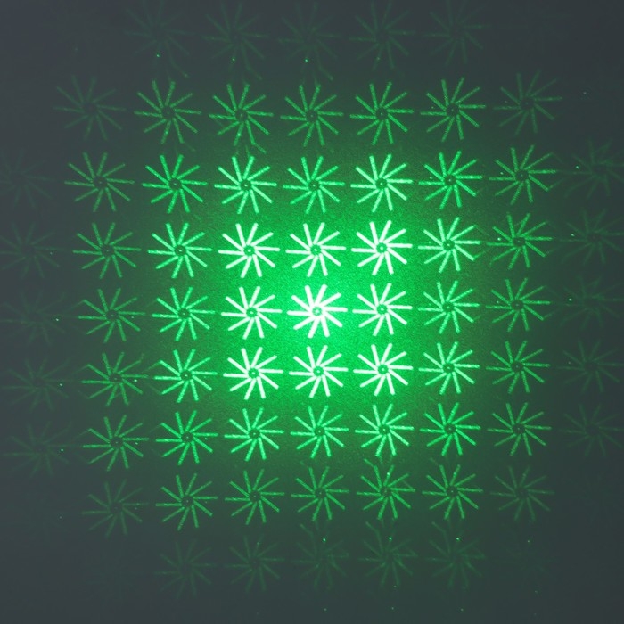 Указка лазерная 12 + 1 насадки от 2 х ААА 7,7х21 см