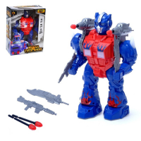 Робот &laquo;Оптимус&raquo;, ходит, стреляет, световые и звуковые эффекты, работает от батареек