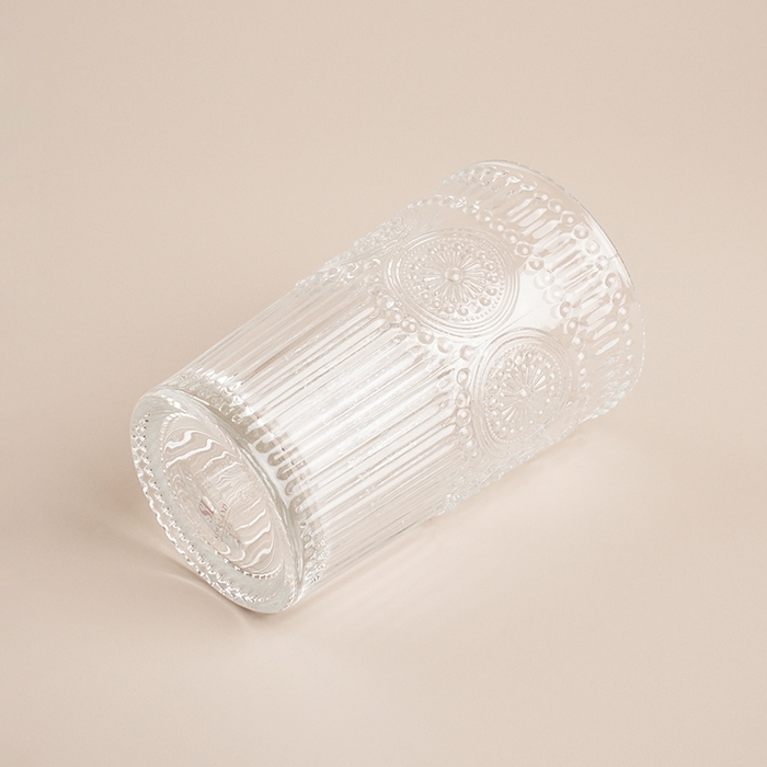 Набор стаканов стеклянный SL Home &laquo;Ларго&raquo;, 400 мл, 8&times;13 см, цвет прозрачный