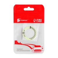 Накладка на замок зажигания TORSO, люминесцентная, d 3.4 см