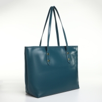 Сумка женская на молнии, цвет синий