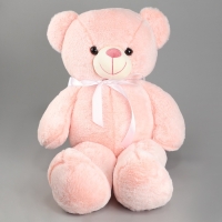 Мягкая игрушка &laquo;Медведь&raquo;, с бантом, 60 см, цвет светло - розовый