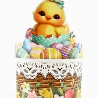 Форма ободок для кулича &laquo;Цыплёнок&raquo;, на Пасху, 41.6&times;20.4 см