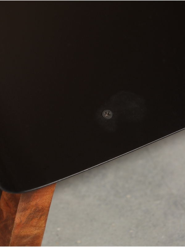 Дровница "Вечерок" сталь, дерево 38х30х40 см