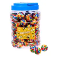 Мяч каучуковый, попрыгунчик &laquo;Поиграем?&raquo;, в банке, 80 шт