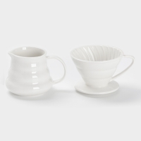 Пуровер-Кофейник "Глянец" 14,1х11,9х17,1, цвет белый