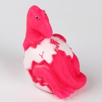 Мяч детский резиновый ёжка световой &laquo;Динозаврик&raquo;, цвета МИКС , в шоубоксе