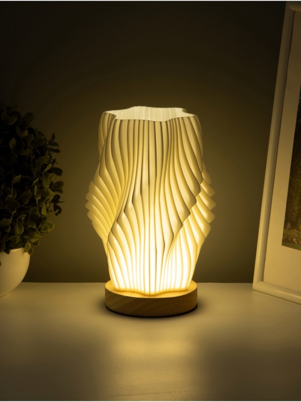 Светильник настольный "Волна" LED 3Вт USB диммер/провод 1,5м 13,8х13,8х20см