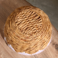 Корзина плетеная 40x40x20 см, водный гиацинт