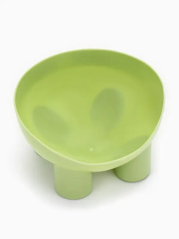 Миска высокая для животных  400 мл, зелёная