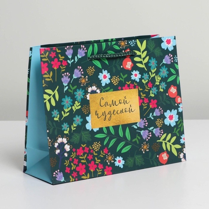 Пакет подарочный ламинированный, упаковка, &laquo;Present for you&raquo;, MS 23 х 18 х 8 см