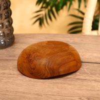 Тарелка 17х15х4 см, тиковое дерево