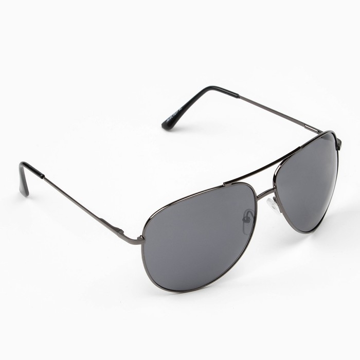 Очки солнцезащитные OneSun, UV 400, линза 5.5&times;6.5 см дужка 12 см, ширина 14 см, чёрные