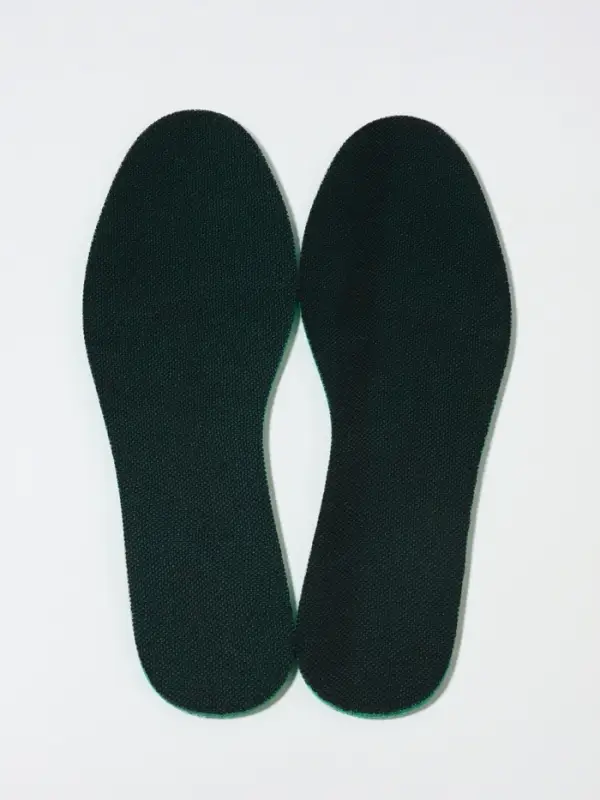 Стельки для обуви, универсальные, с ароматом мяты, р-р RU до 38 (р-р Пр-ля до 39), 25 см, пара, зелёные