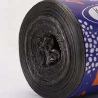 Мешки для мусора в рулоне 60 л, черные, ПНД, 9 мкм, 50 шт