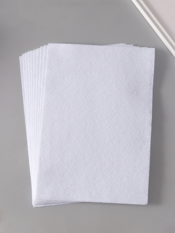 Фетр мягкий "Белый" 1 мм (набор 10 листов) формат А4