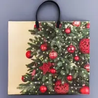 Пакет "Мерцание", полиэтиленовый с пластиковой ручкой, 37 х 33 см.