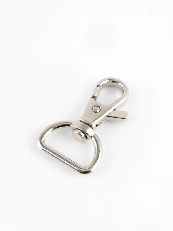 Карабины металл 8гр 4,2*2,5см/20*3мм (наб 2шт цена за наб) серебряный TR