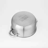 Набор кастрюль из нержавеющей стали Доляна &laquo;Гретте&raquo;, 4 предмета: 1,5 л, 2 л, 3 л, 4 л, d=16/18/20/22 см, крышки, индукция