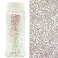 Конфетти &laquo;Шестиугольники&raquo; белые, голография, 0.1 см, 90 г