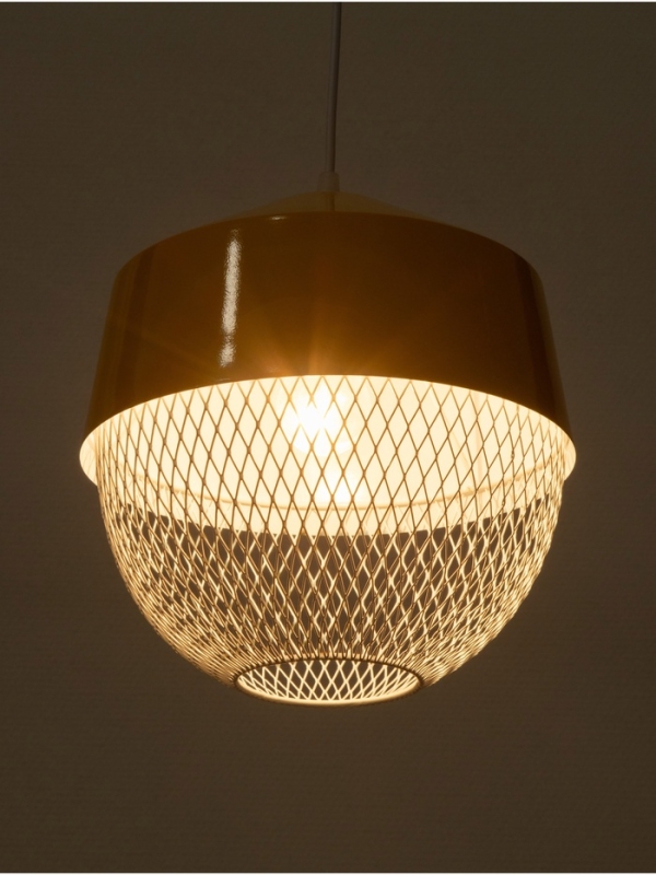 Светильник Lea 1х40Вт Е27 рапсово-жёлтый  26х26х32см