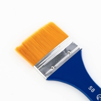 Кисть для рисования флейцевая синтетика плоская &laquo;Мона Лиза&raquo; 5,8см