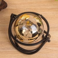 Глобус сувенирный &laquo;Айрон&raquo;, 15.5&times;18&times;20 см, стекло, металл