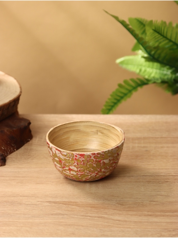 Миска 10х10х5 см, бамбук