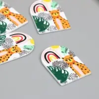 Декор для творчества акрил "Леопард. Абстракция" 0,2х2,8х3,9 см