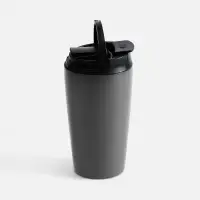 Термостакан с двумя поильниками Duetta, серый