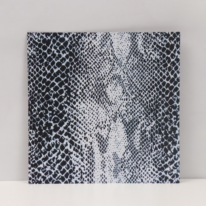 Фотофон двусторонний картон плотность 350 гр "Мех и кожа" 50х50 см