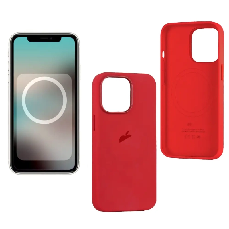 Чехол iPh 13 Pro Silicon Case 100% ORG Red