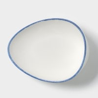 Салатник Blue Lagoon Magistro 22 см, 22.3&times;17&times;9 белый, синий