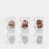 Кружка "Каппучино" "Новогодние зверушки" 300 мл