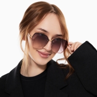 Очки солнцезащитные uv 400, дужка 13.5 см, ширина 13.4 см, линза 5.6&times;6 см