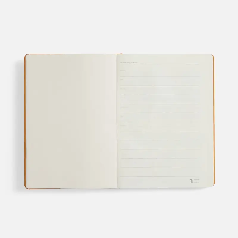 Ежедневник Urban Metal, недатированный, оранжевый