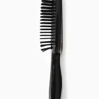 Расчёска массажная прям-к 7,5*17&plusmn;1см черн пак QF