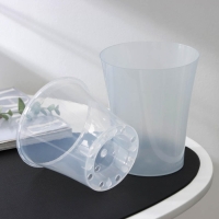 Кашпо для цветов со вставкой &laquo;Арте-Дея&raquo;, 1,25 л, цвет дымчатый