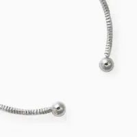 Набор 2 предмета: чокер, браслет &laquo;Обруч&raquo; сердце, цвет серебро