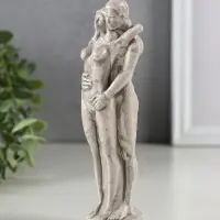 Фигура гипс "Влюбленная пара" 15х4 см, под камень