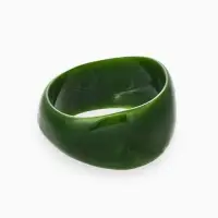 Браслет манжет акрил "Тренд", цвет зелёный травяной