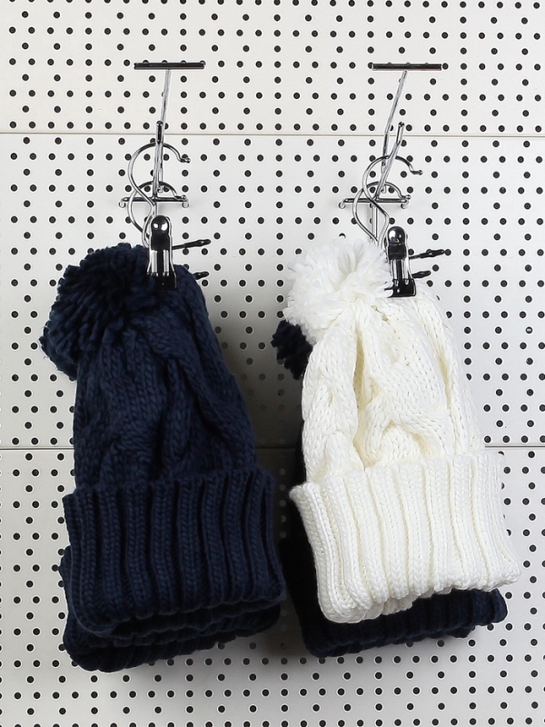 Крючок - вешалка с прищепкой, 10 шт. 5&times;2&times;11.5 см, цвет хром