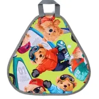 Ледянка мягкая Bear, треугольная, цвет МИКС