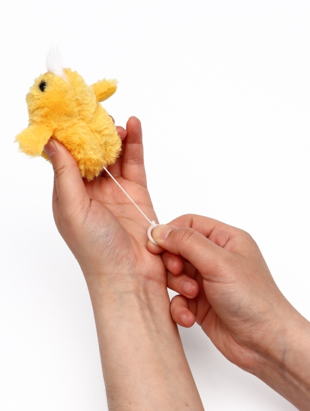 Игрушка вибрирующая "Цыпа", 7 см, желтая