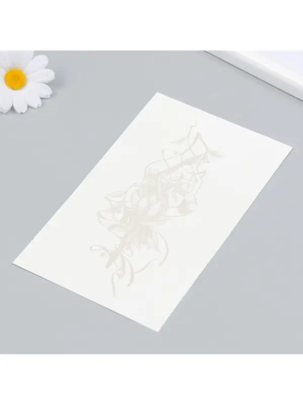 Переводная тату на тело синяя &laquo;Балерина&raquo;, 18&times;11 см